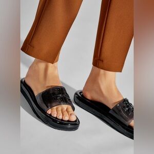 Tory Burch Bubble Jelly Sandal in Perfect Black
